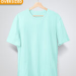 Mint Oversized Plain T-Shirt For Men