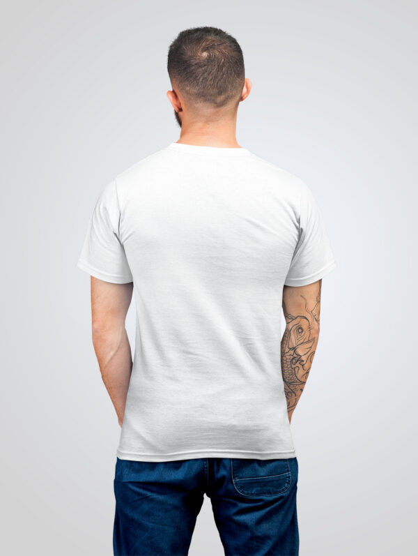 Good Vibes Good Life Men's Graphic Printed White T-Shirt