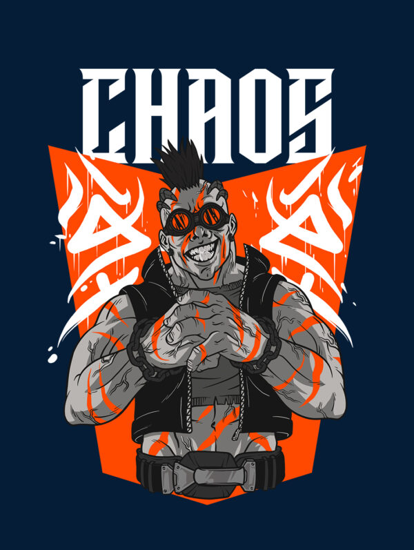 Men's Graphic Printed Navy Blue T-Shirt