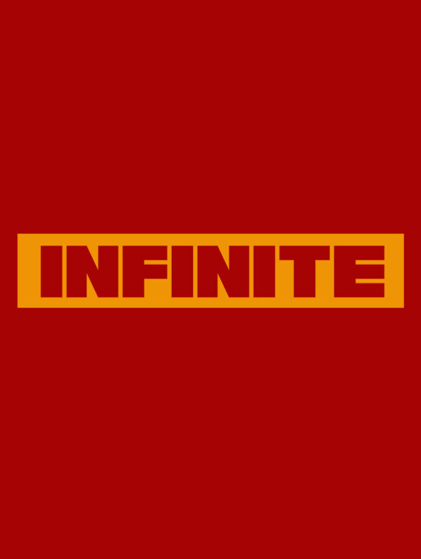 Infinite Men's Red T-Shirt