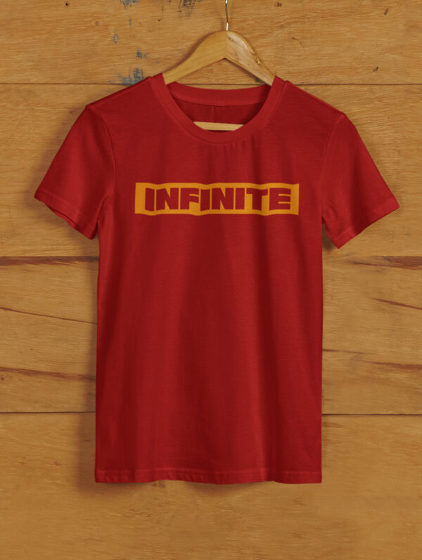 Infinite Men's Red T-Shirt