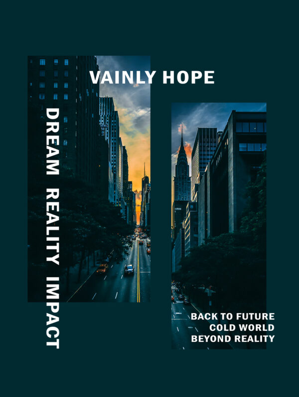 Vainly Hope Design Men's T-Shirt