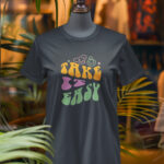 Take It Easy Women's Steel Grey T-Shirt