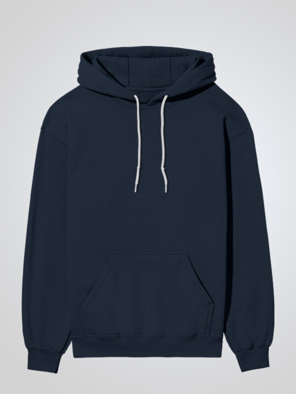navy blue hoodie