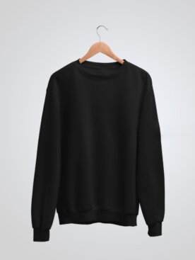 black-Plain-Sweatshirt