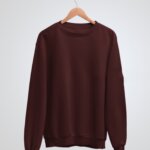 Maroon Plain Sweatshirt