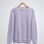 Lavender plain sweatshirt