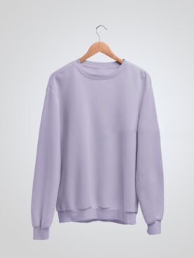 Lavender plain sweatshirt