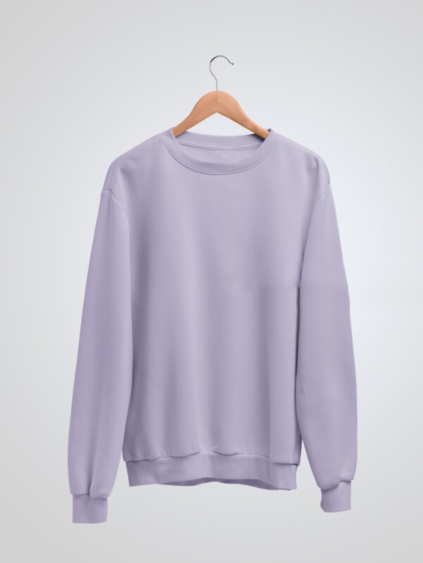 Lavender plain sweatshirt