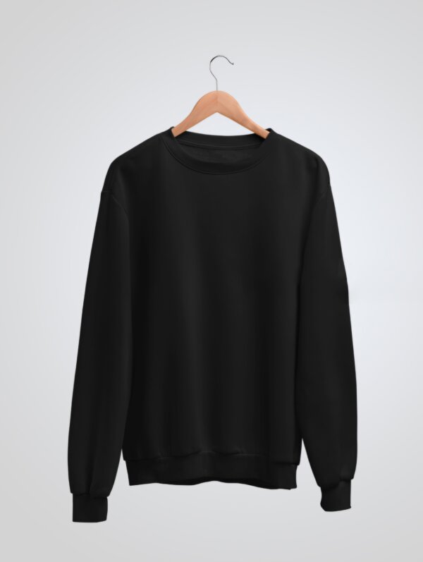 black-Plain-Sweatshirt